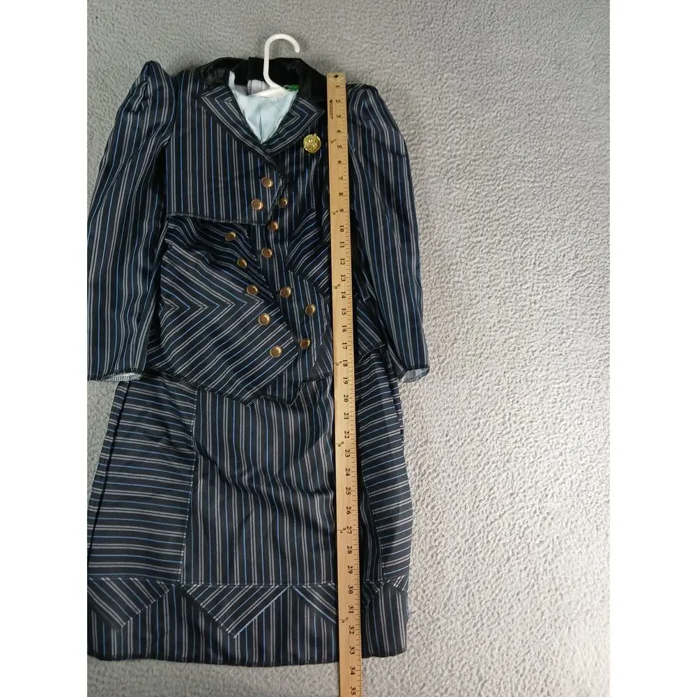 Wicked Elphaba Shiz University Uniform Costume Girls Small (4-6X) Navy NWOT